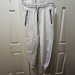 Rue21 White Joggers with Black Trim
